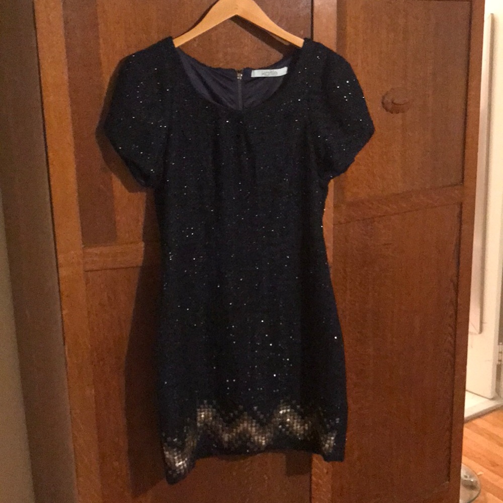 Karlie short sleeve occasion dress (fall/winter)